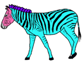 Dibuix Zebra pintat per Irina