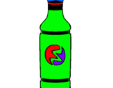 Dibuix Ampolla de refresc pintat per xavi