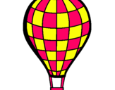 Dibuix Globus aerostàtic pintat per nuria
