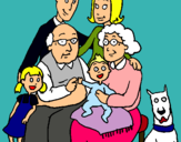 Dibuix Família pintat per familyyyyyy