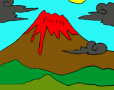 Dibuix Mont Fuji pintat per nuria