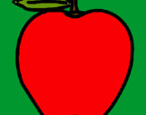 Dibuix poma pintat per tainara