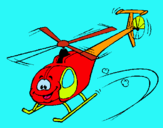 Dibuix Helicòpter pintat per MANZANITO
