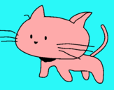 Dibuix Criatura de gat pintat per KAREN