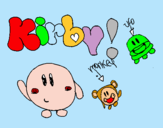 Dibuix Kirby 4 pintat per erre