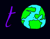 Dibuix Terra pintat per nuria
