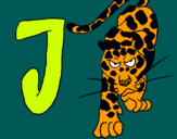 Dibuix Jaguar pintat per ARNAU CABALLERO