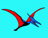 Dibuix Pterodàctil pintat per Arnauc.