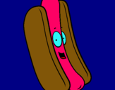 Dibuix Hot dog pintat per NORA CORT 