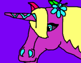 Dibuix Unicorn II pintat per mei sarrias sorni
