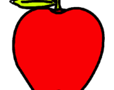 Dibuix poma pintat per anonima r