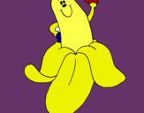 Dibuix Banana pintat per MOCOLOCO