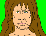 Dibuix Homo Sapiens pintat per ona g. s.
