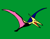 Dibuix Pterodàctil pintat per ENRIC   RIMBAU