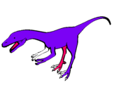 Dibuix Velociraptor II  pintat per alfonso