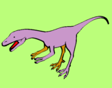 Dibuix Velociraptor II  pintat per pere