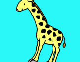 Dibuix Girafa pintat per mariona 