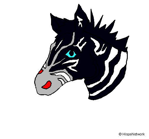 Dibuix Zebra II pintat per pitter