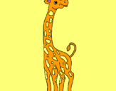 Dibuix Girafa pintat per lacasitos