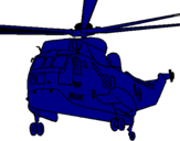 Dibuix Helicòpter al rescat  pintat per victor