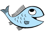 Dibuix Peix pintat per peixet