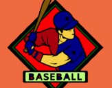 Dibuix Logotip de beisbol  pintat per meritxell