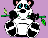 Dibuix Ós Panda pintat per susana