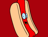 Dibuix Hot dog pintat per Bloomagente200
