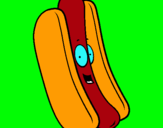 Dibuix Hot dog pintat per MITSISNAKS