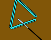 Dibuix Triangle pintat per MARIA