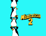 Dibuix Madagascar 2 Pingüins pintat per Natilla