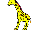 Dibuix Girafa pintat per marta