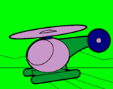 Dibuix Helicòpter petit  pintat per gerard amb el magic