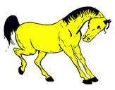 Dibuix Cavall dansaire pintat per helena$$$