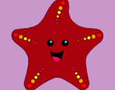 Dibuix Estrella de mar pintat per susana