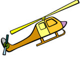 Dibuix Helicòpter de joguina pintat per X
