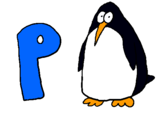 Dibuix Pingüi pintat per claudia alegria