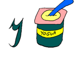 Dibuix Iogurt pintat per mi yogurth