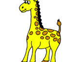 Dibuix Girafa pintat per TVE