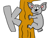 Dibuix Koala pintat per carla de lamo