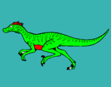 Dibuix Velociraptor  pintat per joel   guai