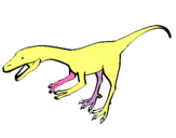 Dibuix Velociraptor II  pintat per JOANET