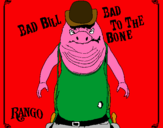 Dibuix Bad Bill pintat per pol grell vidal