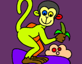 Dibuix Mono pintat per juanca 