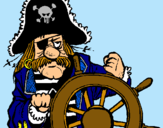 Dibuix Capità pirata pintat per katy ana
