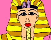 Dibuix Tutankamon pintat per Egipte