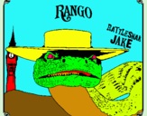 Dibuix Rattlesmar Jake pintat per guillem ricart ribalta