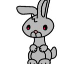 Dibuix Art el conill pintat per guillem ricart ribalta