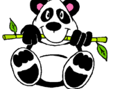 Dibuix Ós Panda pintat per iren12345678