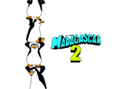 Dibuix Madagascar 2 Pingüins pintat per Nil